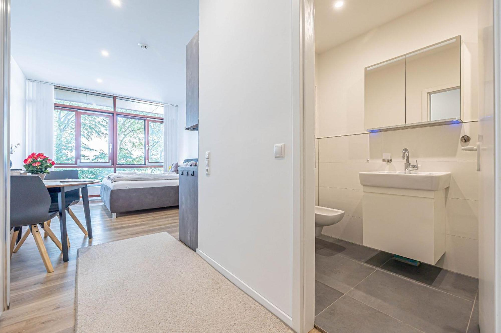 גלוקסבורג Fewo1846 Intermar - Leichte Brise - Modernes Studioapartment Mit Meerblick מראה חיצוני תמונה