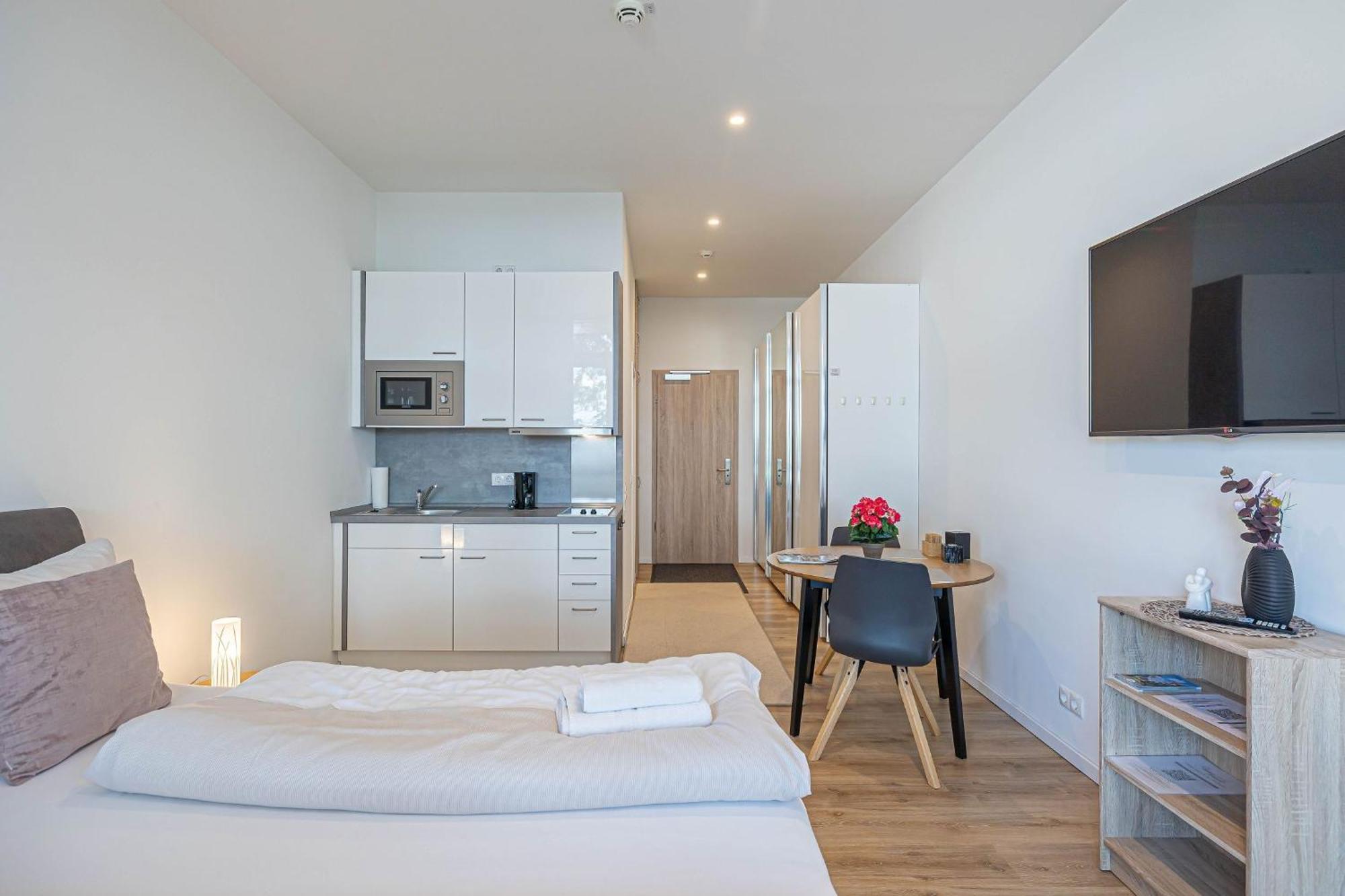 גלוקסבורג Fewo1846 Intermar - Leichte Brise - Modernes Studioapartment Mit Meerblick מראה חיצוני תמונה